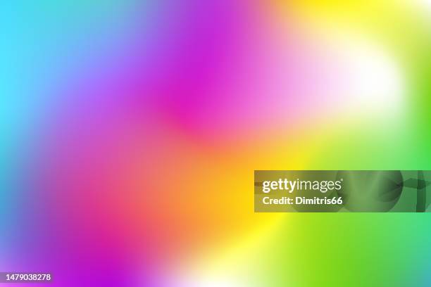 abstract multicolored blurred gradient background - psychedelic stock illustrations