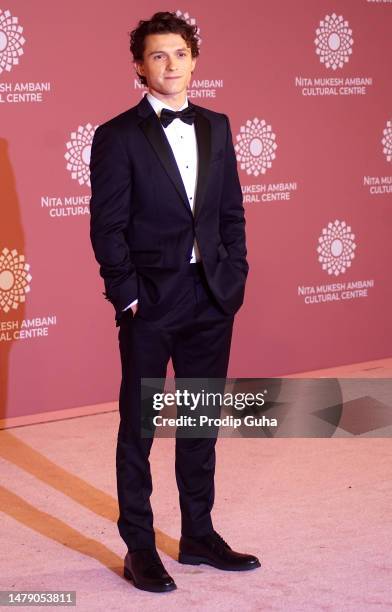 Tom Halland attends the launch of Nita Mukesh Ambani Cultural Centre on April 01, 2023 in Mumbai, India