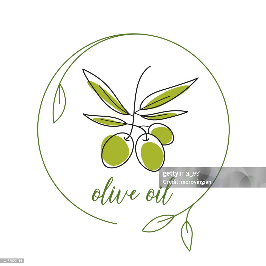 Diseño de la etiqueta del aceite de oliva