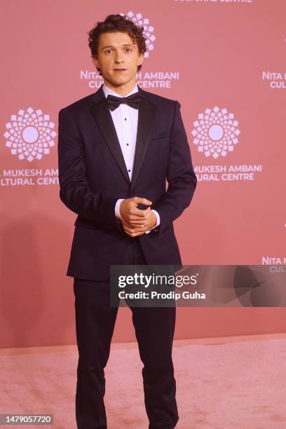 Tom Halland attends the launch of Nita Mukesh Ambani Cultural Centre on April 01, 2023 in Mumbai, India