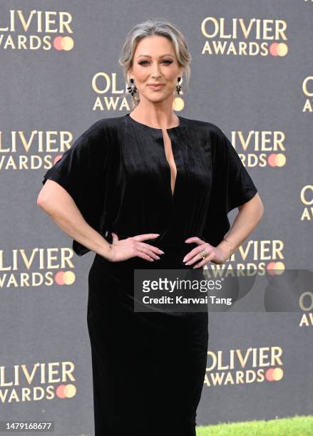 Faye Tozer attends The Olivier Awards 2023 at the Royal Albert Hall on April 02, 2023 in London, England.