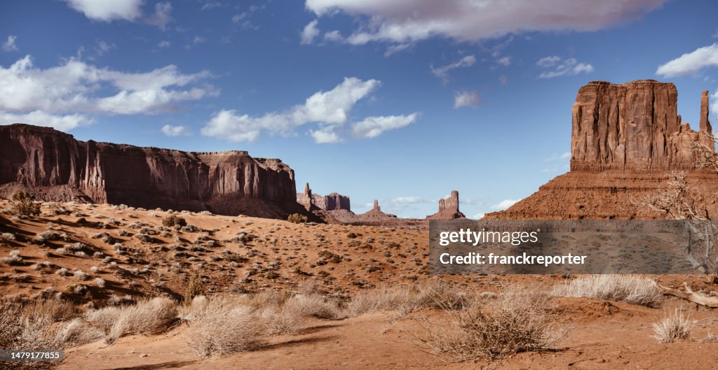 Monument valley landscape