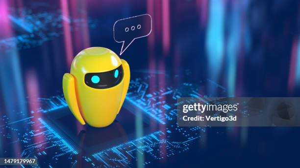 Ai Bot Abstract Ai Bot Artificial Intelligence Digital Concept High-Res Stock Photo ...
