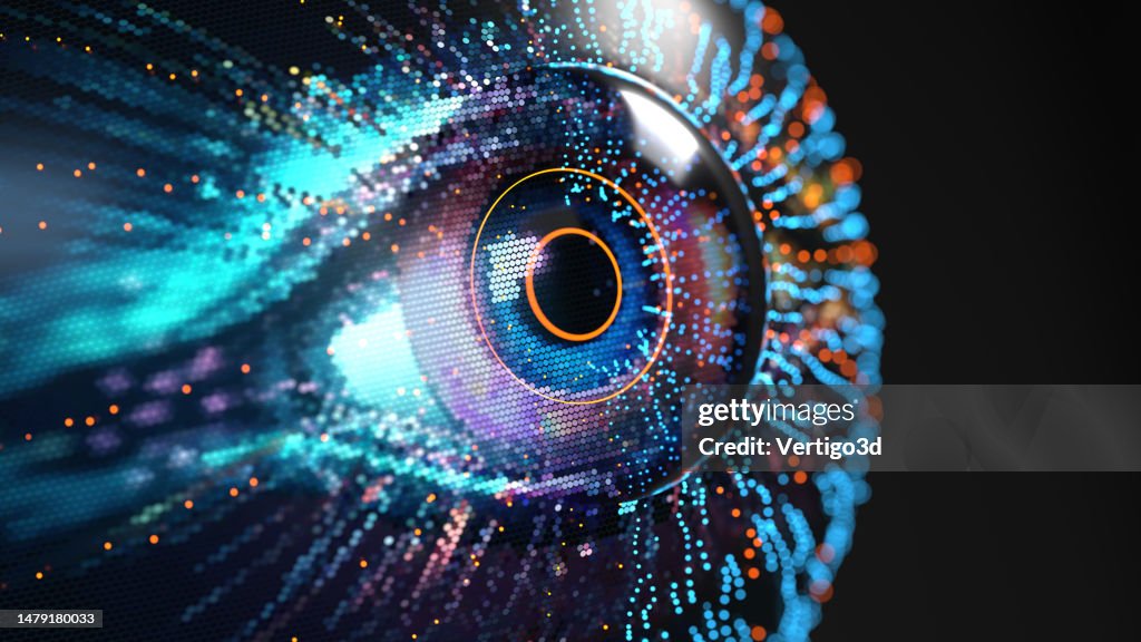 Digital Eye, AI - Artificial Intelligence digital concept