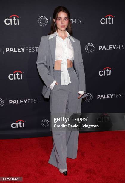 Adelaide Kane attends PaleyFest LA 2023 - "Grey's Anatomy" at Dolby Theatre on April 02, 2023 in Hollywood, California.