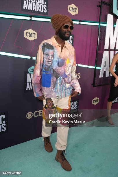 Gary Clark Jr. Attends the 2023 CMT Music Awards at Moody Center on April 02, 2023 in Austin, Texas.