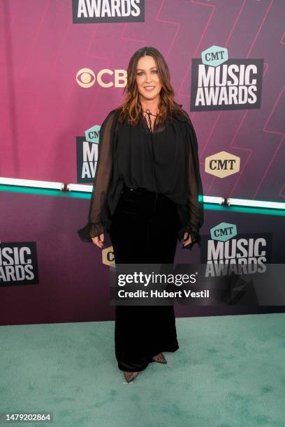 Alanis Morissette attends the 2023 CMT Music Awards at Moody Center on April 02, 2023 in Austin, Texas.