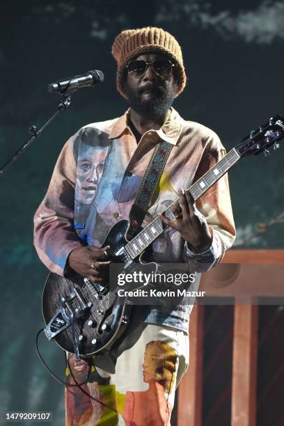 Gary Clark Jr. Performs onstage during the 2023 CMT Music Awards at Moody Center on April 02, 2023 in Austin, Texas.