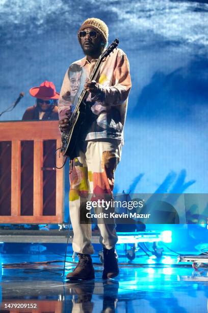 Gary Clark Jr. Performs onstage during the 2023 CMT Music Awards at Moody Center on April 02, 2023 in Austin, Texas.