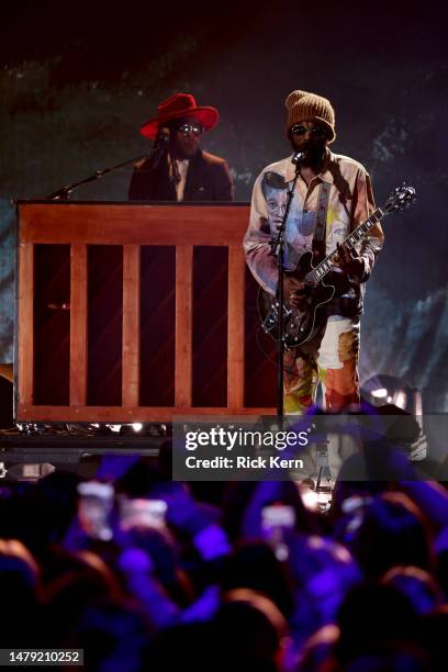 Gary Clark Jr. Performs onstage during the 2023 CMT Music Awards at Moody Center on April 02, 2023 in Austin, Texas.