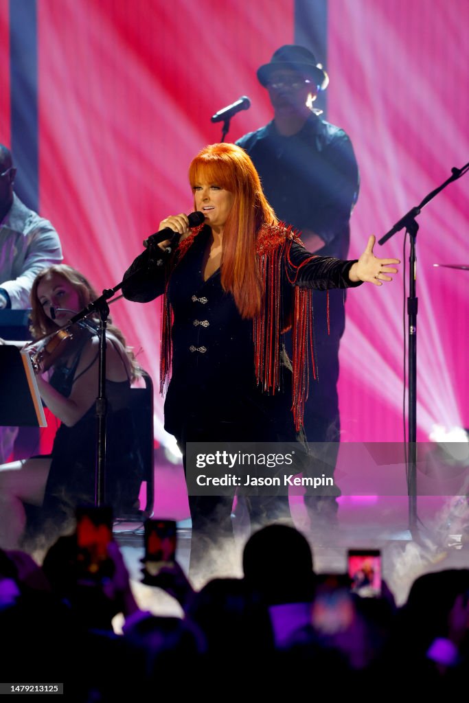 Wynonna Judd performs onstage during the 2023 CMT Music Awards at