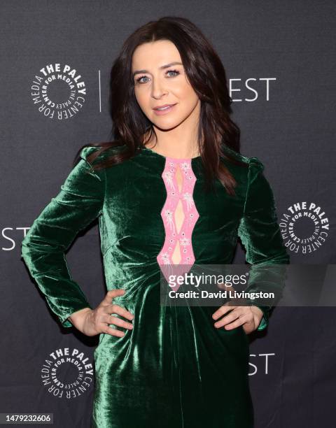 Caterina Scorsone attends PaleyFest LA 2023 - "Grey's Anatomy" at Dolby Theatre on April 02, 2023 in Hollywood, California.