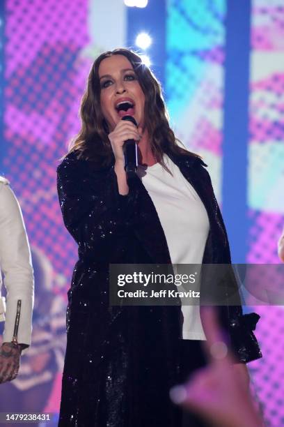 Alanis Morissette performs onstage during the 2023 CMT Music Awards at Moody Center on April 02, 2023 in Austin, Texas.