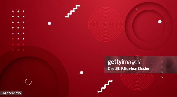 ilustraciones, imágenes clip art, dibujos animados e iconos de stock de moderno fondo de corte de papel en capas de color rojo líquido degradado - fondo rojo