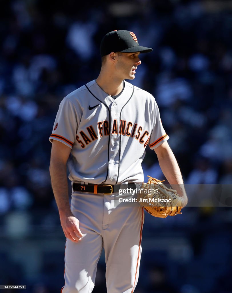 Tyler Rogers of the San Francisco Giants in action against the New Tyler Rogers of the San Francisco Giants in action against the New
