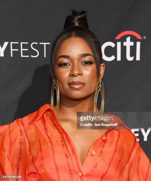 Alexis Floyd attends PaleyFest LA 2023 - "Grey's Anatomy" at Dolby Theatre on April 02, 2023 in Hollywood, California.