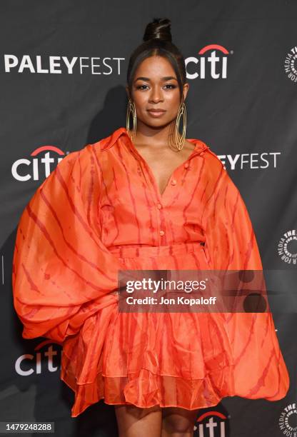 Alexis Floyd attends PaleyFest LA 2023 - "Grey's Anatomy" at Dolby Theatre on April 02, 2023 in Hollywood, California.