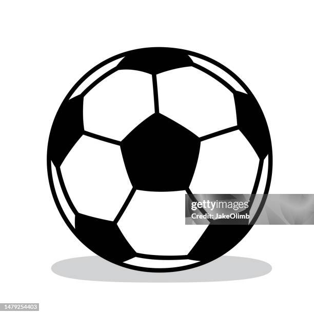 ilustrações de stock, clip art, desenhos animados e ícones de soccer ball doodle 5 - bola de futebol