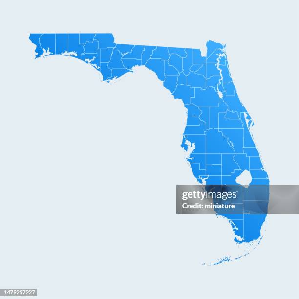 173 3d Map Of Florida Stock Photos - Florida Map 