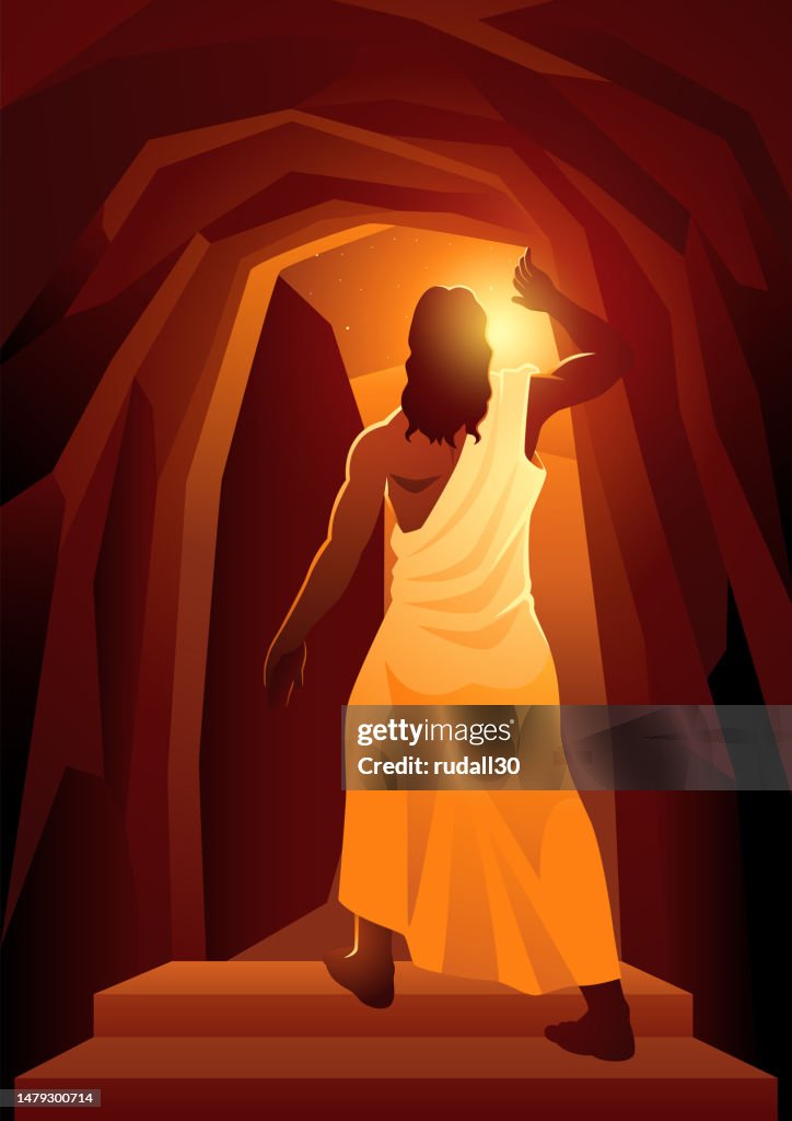 Resrection Back Back View Of The Resurrection Of Jesus High-Res Vector Graphic - Getty ...