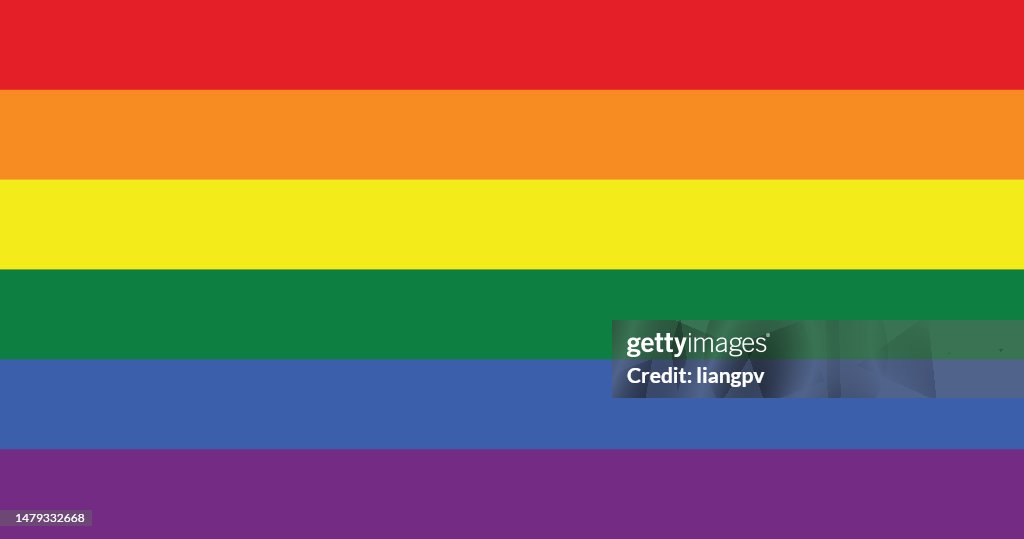La bandera LGBT Rainbow