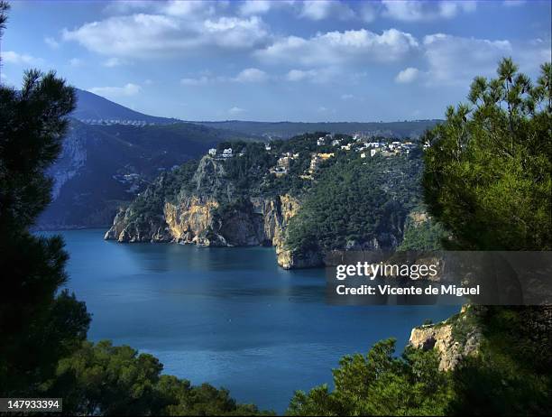 javea coast / granadella - javea stock pictures, royalty-free photos & images