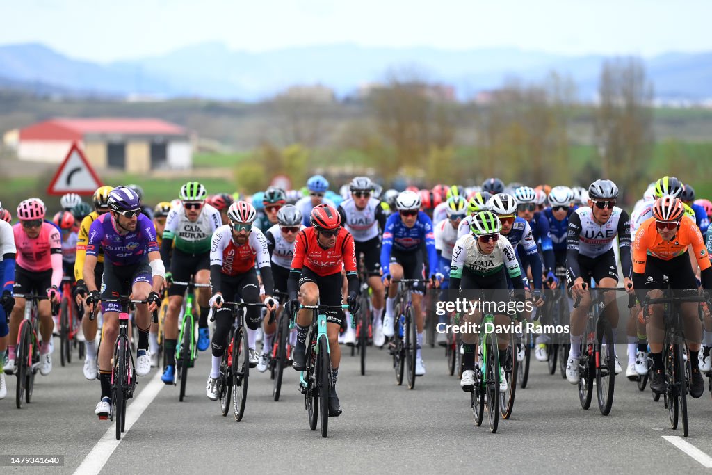 Anna Mu Basque A general view of Ander Okamika of Spain and Team Burgos – BH, Simon ...