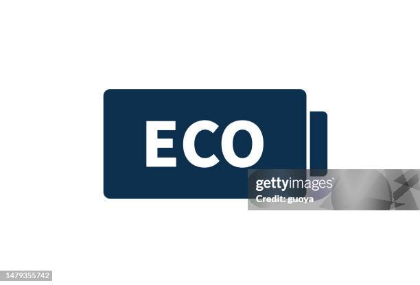 battery and eco icon. - biodegradable stock illustrations