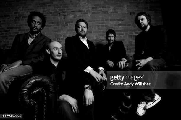 Indie band Elbow photographed in Manchester in 2011