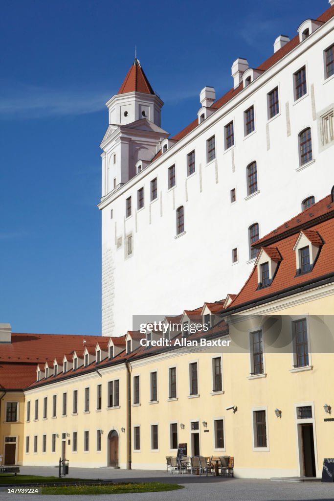 Bratislava Castle at sunset