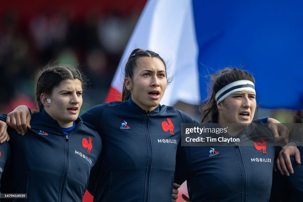 Ireland V France. Womens Six Nations Rugby.