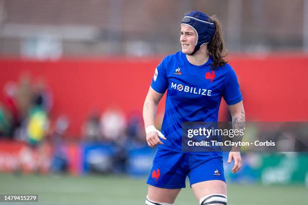 Charlotte Escudero of France during the Ireland V France, Women's Six Nations Rugby match at Musgrave Park on April 1st in Cork, Ireland.