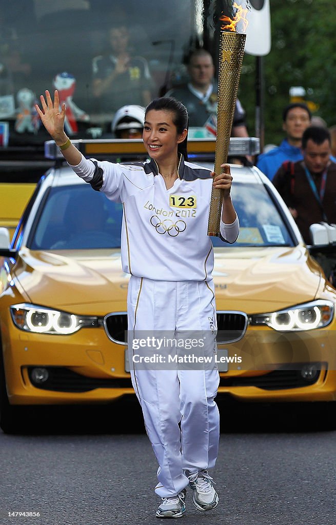 The Olympic Torch Continues Its Journey Around The UK