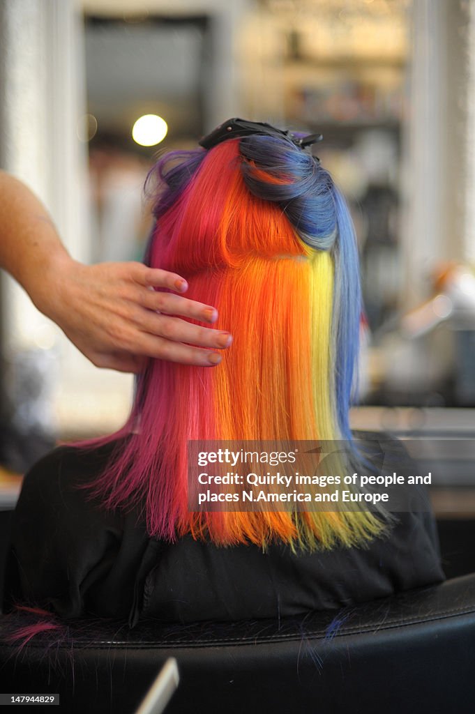 Pride hair