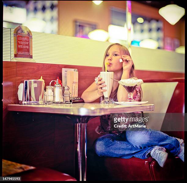 in diner - american diner stock pictures, royalty-free photos & images