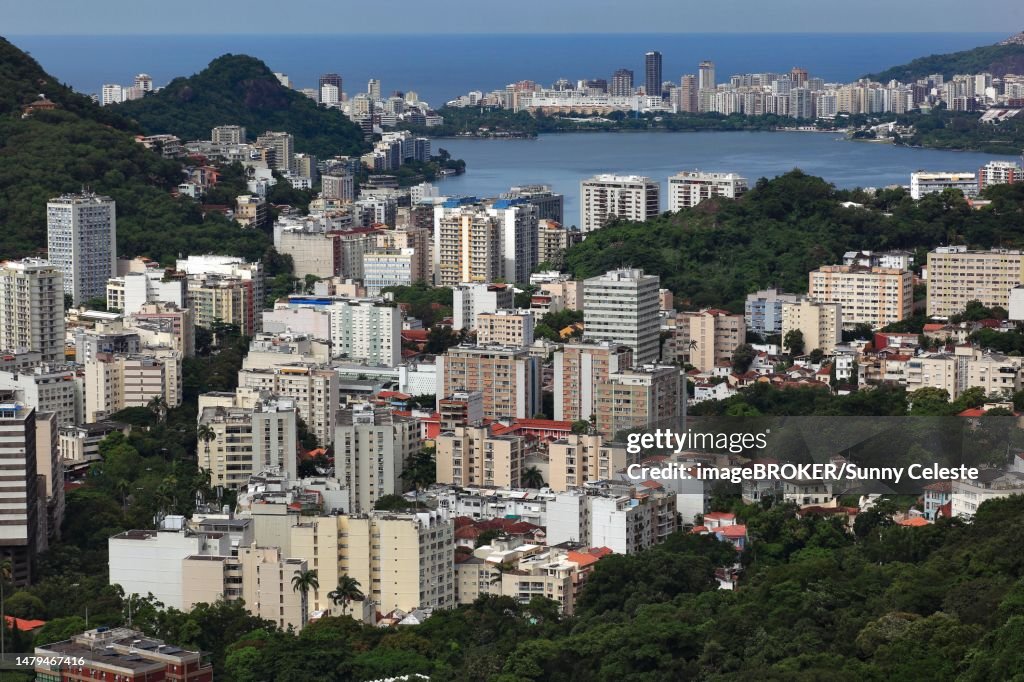 View of Rio de Janeiro, from Santa Marta, Brazil