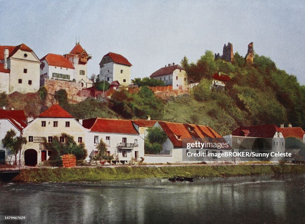 Historical photo of Hals near Passau, Bavaria, Germany, Historical photo of Hals near Passau, Bavaria, Germany, historical, digitally improved reproduction of an original from the 19th century, digital reproduction of an original from the 19th century