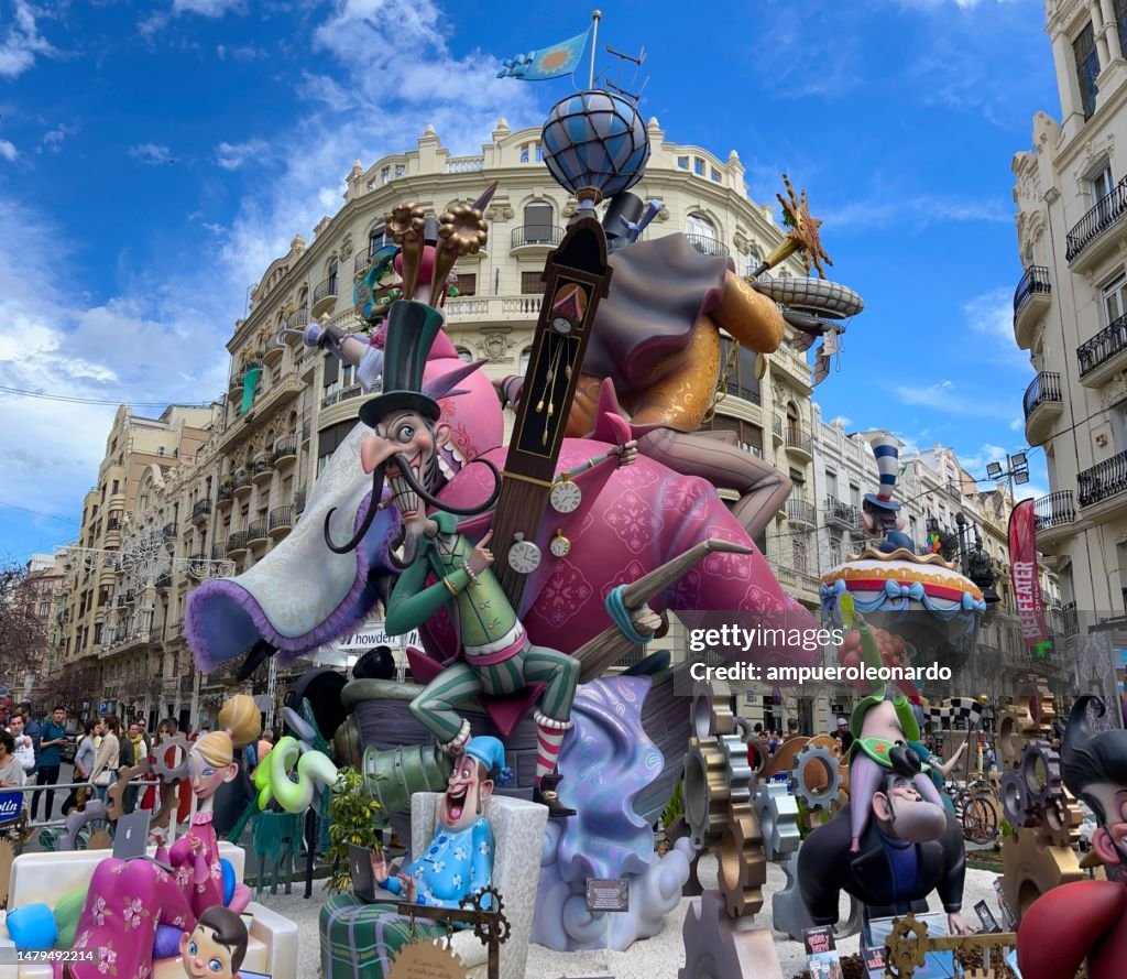 Fallas de Valencia, Comunidad Valenciana, Spain