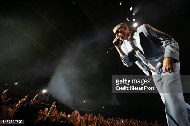 Macklemore performs at The 3Arena Dublin on April 03, 2023 in Dublin, Ireland.