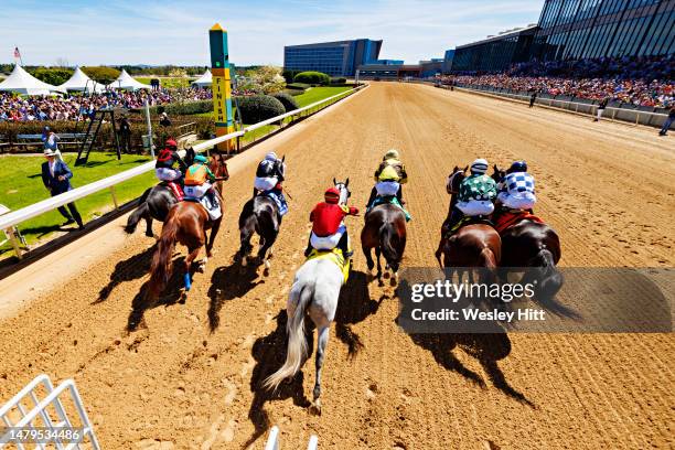 Views around Oaklawn Park and Casino before the running of the 87th Arkansas Derby at Oaklawn Park on April 01, 2023 in Hot Springs, Arkansas.