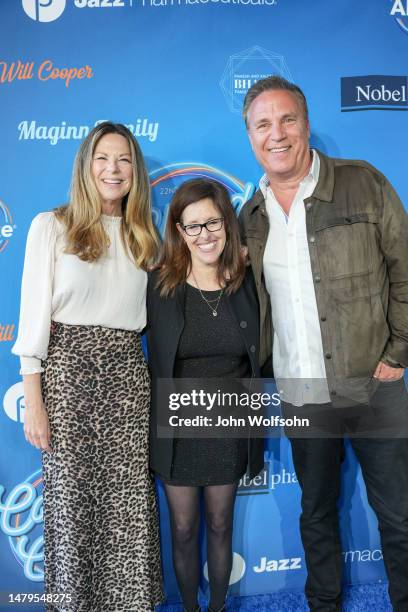 Mo Collins, Wendy Liebman and Craig Shoemaker attends the 22nd Annual Comedy Fore A Cure at Avalon Hollywood & Bardot on April 02, 2023 in Los...