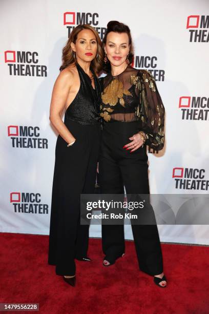 Elizabeth Rodriguez and Debi Mazar attend Miscast23 at Hammerstein Ballroom on April 03, 2023 in New York City.