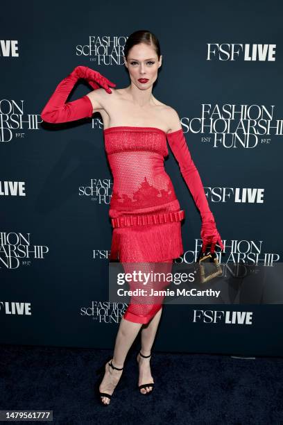 Coco Rocha attends the Fashion Scholarship Fund Gala Honoring Anna Wintour and Emma Grede, Hosted By Karlie Kloss at The Glasshouse on April 03, 2023...