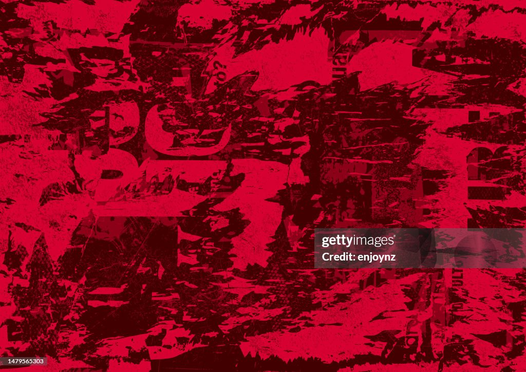 Red Ripped Poster Background Vector High-Res Vector Graphic - Getty Images