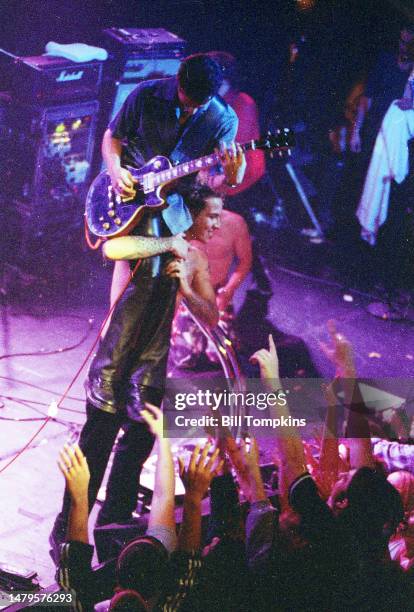 May 15: Godsmack performing at club Irving Plaza on May 15th, 1999 in New York City.