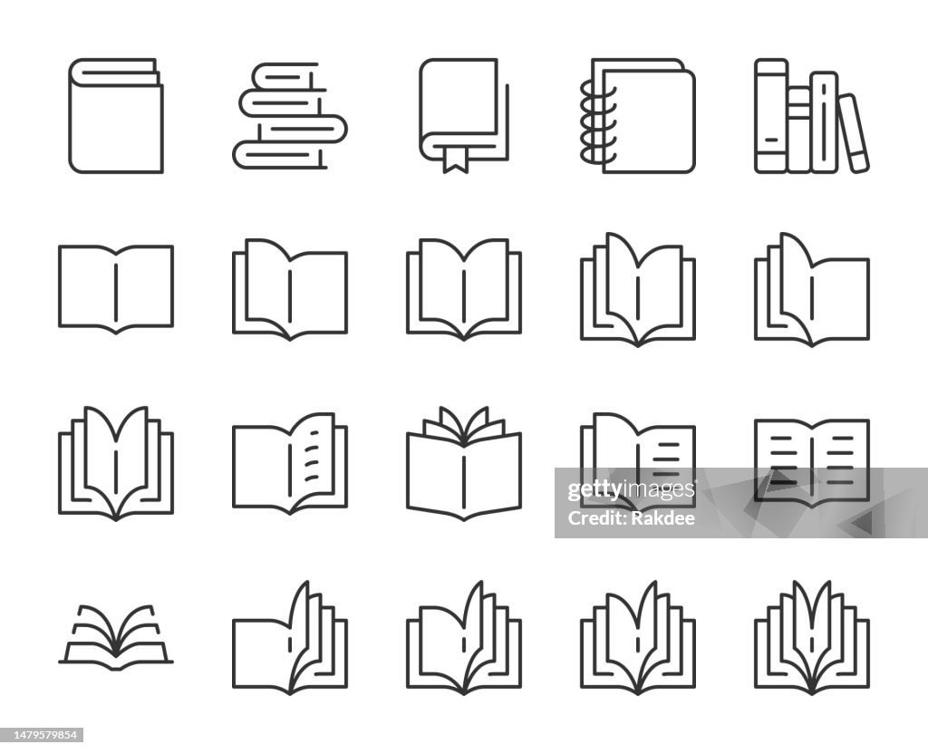 Book - Light Line Icons