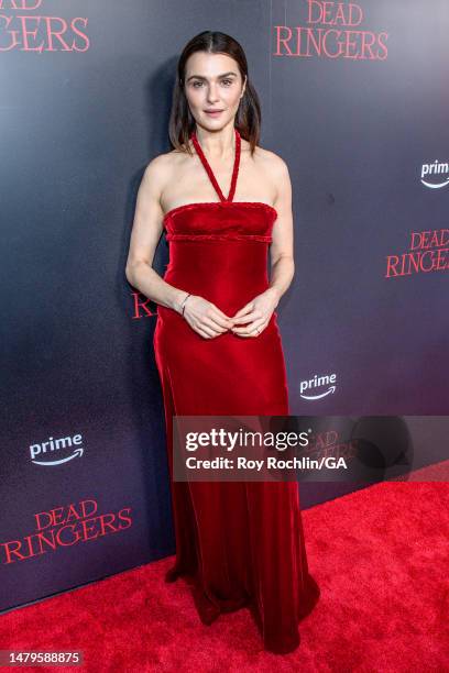 Rachel Weisz attends the "Dead Ringers" world premiere at Metrograph on April 03, 2023 in New York City.