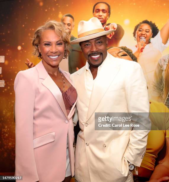 Heather Hayslett and Will Packer attend the "Praise This" World Premiere at Rialto Center for the Arts at Georgia State University on April 03, 2023...