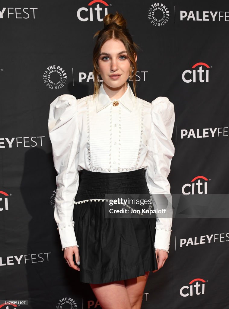 Sophie Nélisse attends PaleyFest LA 2023 - "Yellowjackets" at Dolby