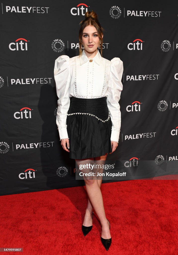 Sophie Nélisse attends PaleyFest LA 2023 - "Yellowjackets" at Dolby